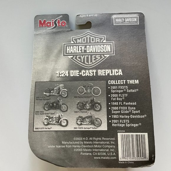 Harley-Davidson Motorcycles die-cast replica toy new in box - Picture 2 of 4